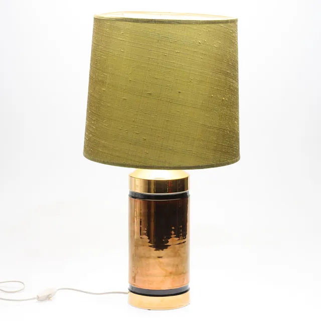 BORDSLAMPA, Bitossi, Miranda AB, glaserat lergods, 1960/70-tal, Italien.
