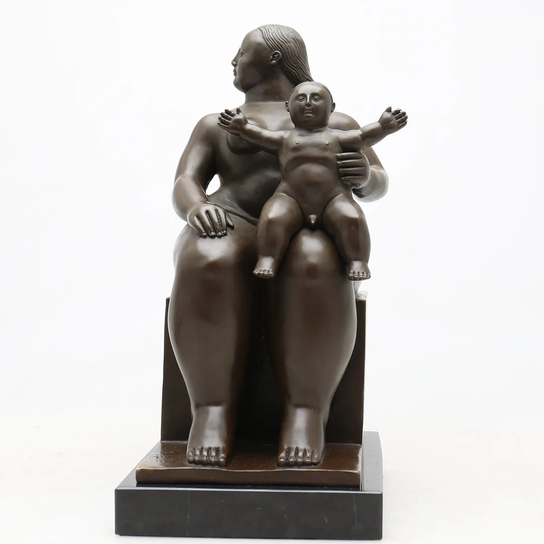 AFTER FERNANDO BOTERO. Maternity. — Sculptures & Bronzes — Balclis