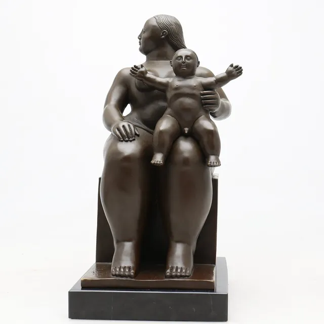 AFTER FERNANDO BOTERO. Maternity.