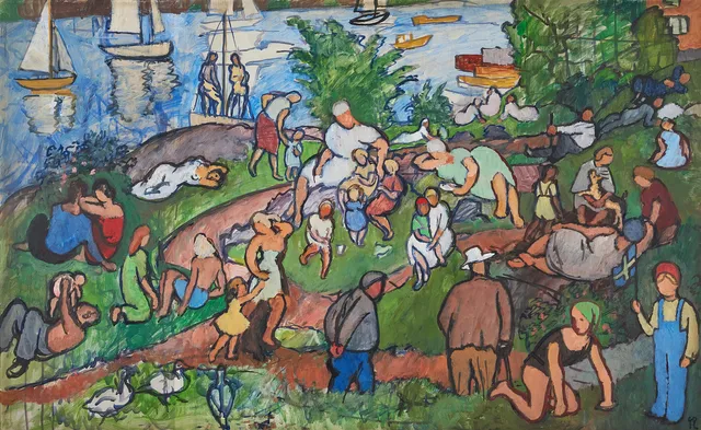 HILDING LINNQVIST. "Sommar, Gröndal".