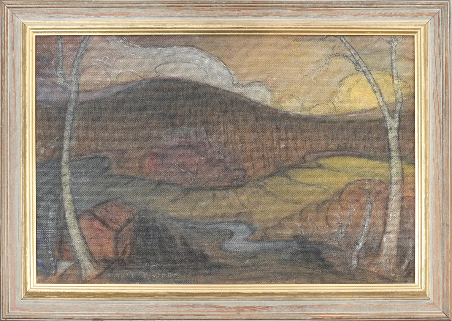 MARIA FRÖBERG. olja på pannå, signerad. — Paintings — Södermanlands Auktionsverk
