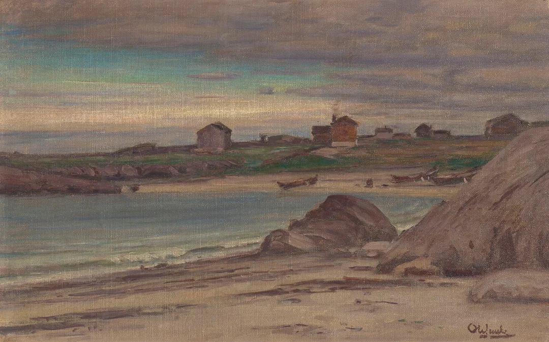 Juul, Ole — Kystlandskap — Kunst/Maleri — Blomqvist