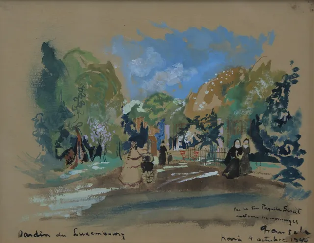 EMILI GRAU SALA. "Jardin du Luxembourg".
