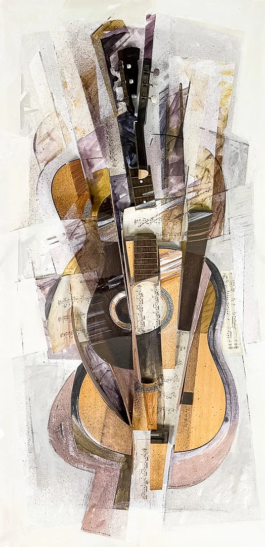 BENGT ANDERSSON RÅSSBYN. COLLAGE, "Elogio de la danza", signerad. — Other — Auktionshuset STO Bohuslän