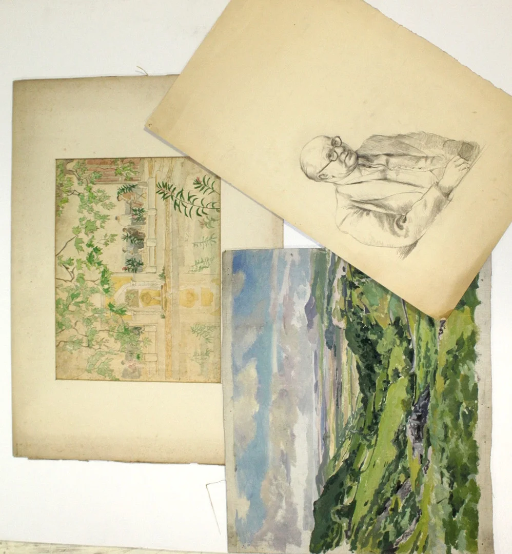 STEPHEN BONE (1904-1958). A FOLIO OF ASSORTED WORK. — Drawings — Lawrences Auctioneers