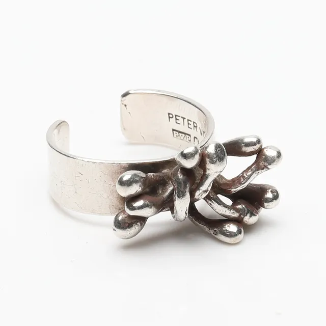 RING, silver, Peter von Post, Stockholm, 1971.