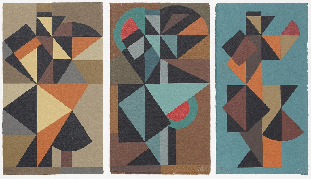 C Göran Karlsson, 3 st, ”Hej”, ”Se” samt ”Göran”. — Konst/Grafik — Bukowskis
