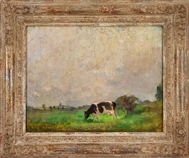 EVA BAGGE (1871-1964). Disig sommardag-Arild.