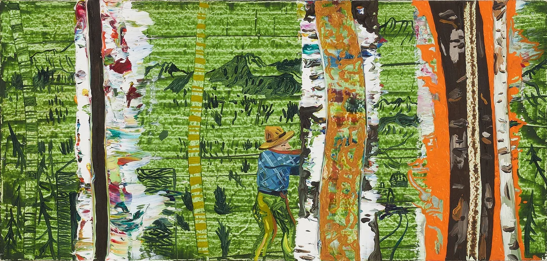 ROGER METTO. "Wrangler", olja på pannå, á tergo signerad och daterad -06. — Paintings — Stockholms Auktionsverk Sickla