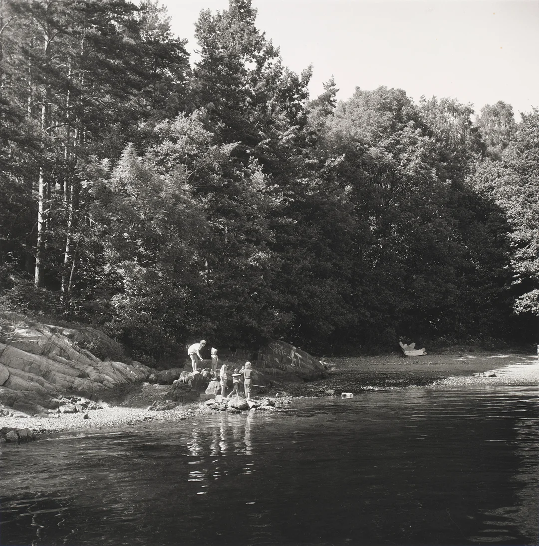 Alveng, Dag — "Krabbefiske, Håøya" 1989/ca. 1998 — Kunst/Fotografi — Blomqvist