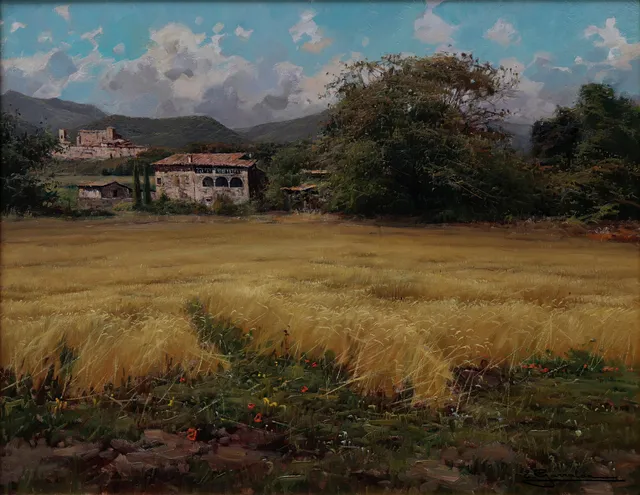 ELÍAS GARRALDA. "Santa Pau (Garrotxa)".
