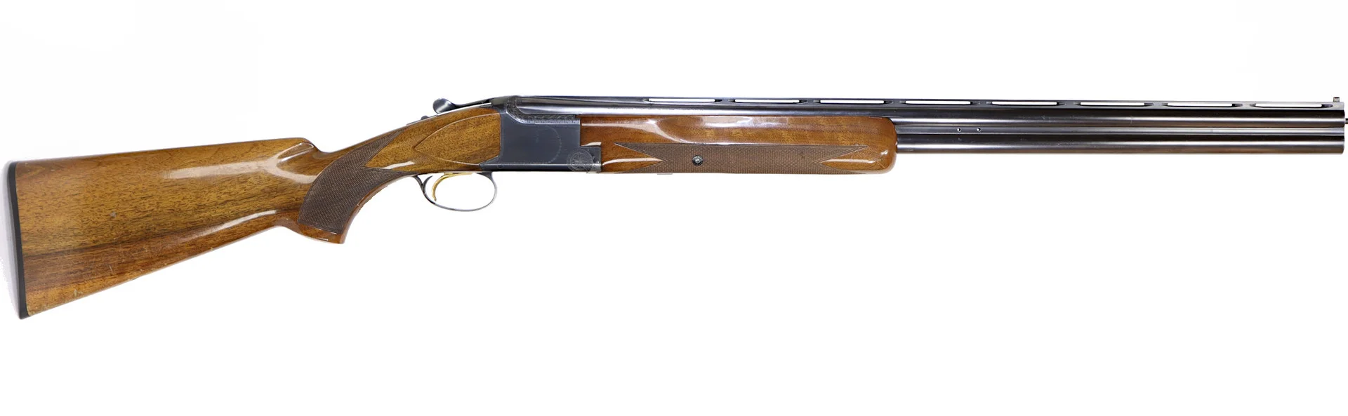 HAGELGEVÄR, Enkelskott, fabrikat FN, modell B25A1, kaliber 12/70, tillv.nr 35238 S71, se-nr SE1661405. — Shotguns — Walter Borg