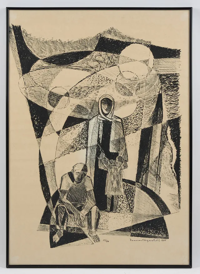 LENNART SEGERSTRÅLE. Finlandia serien, signerad samt daterad 1966, litografi, 26/80.
