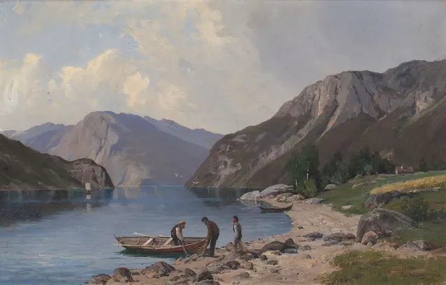 Nielsen, Carl — Etter fisket, 1880
