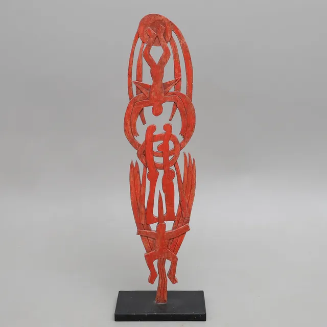 KRISTIAN HOLMQVIST. SKULPTUR, "MELLAN HIMMEL OCH HELVETE", 1983.