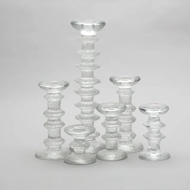 TIMO SARPANEVA, ljusstakar, 6 st, "Festivo", Iittala, Finland.