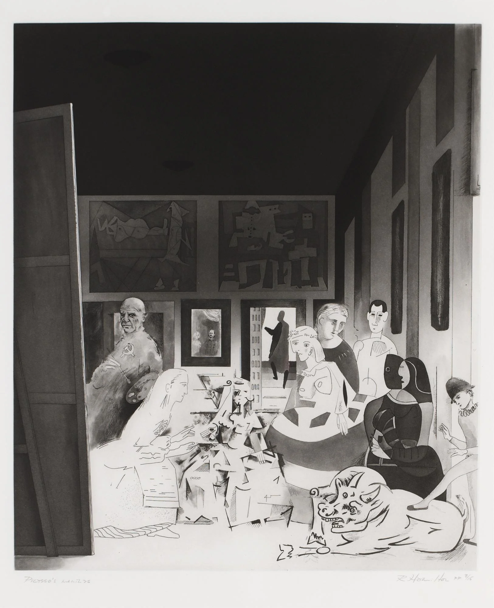 Richard Hamilton, "Picasso's Meninas", ur: "Hommage à Picasso". — Bukowskis