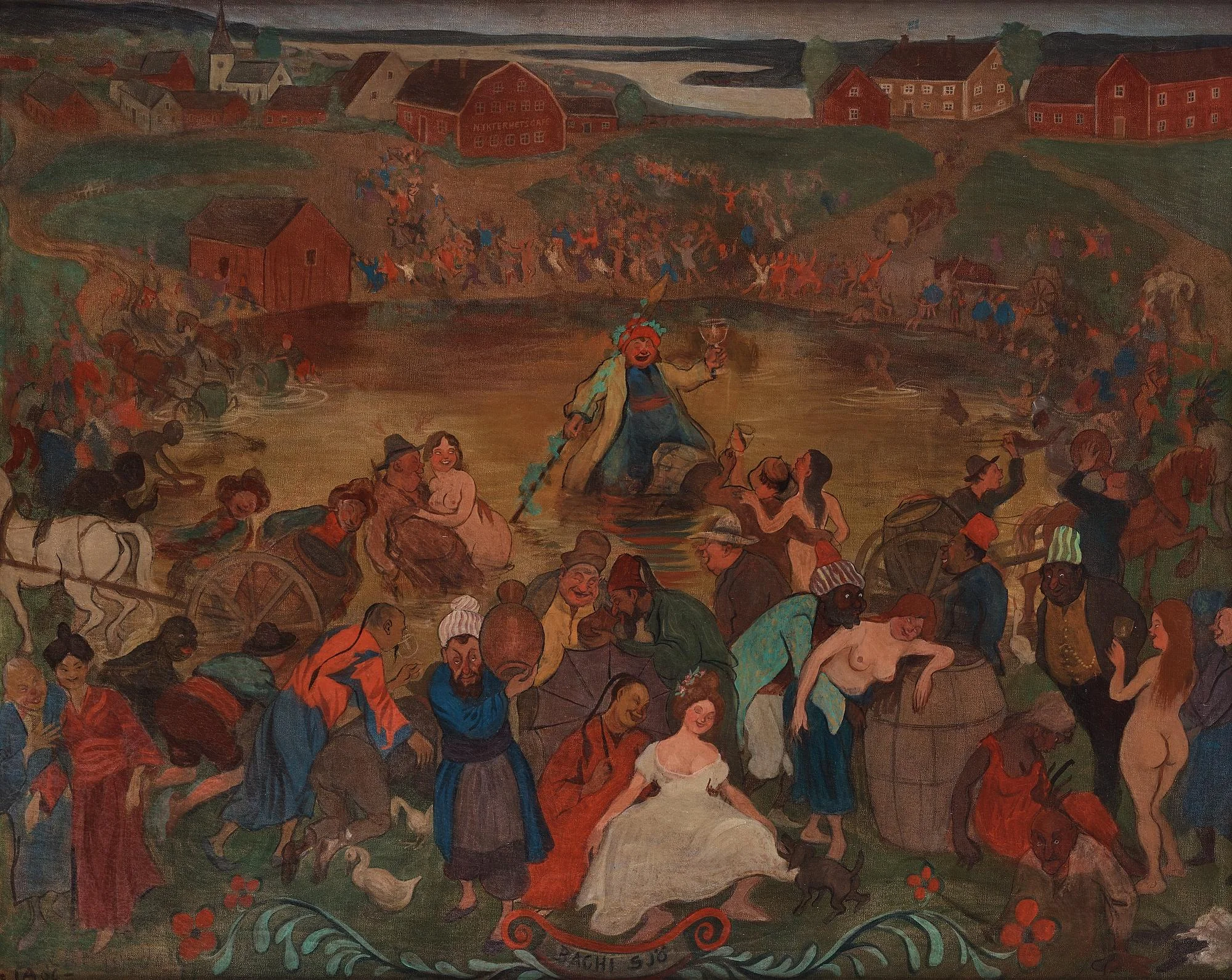 Ivar Arosenius, "Bacchi sjö". — Bukowskis