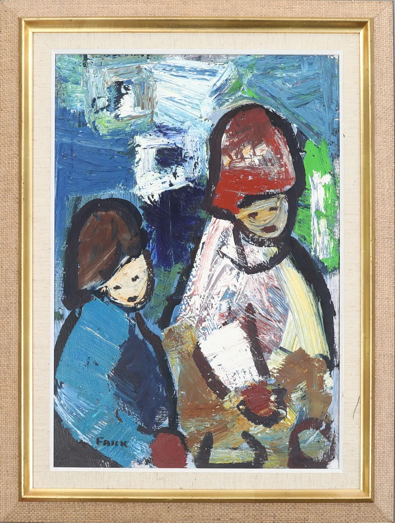 GÖSTA FALCK. olja på duk, signerad. — Paintings — Södermanlands Auktionsverk