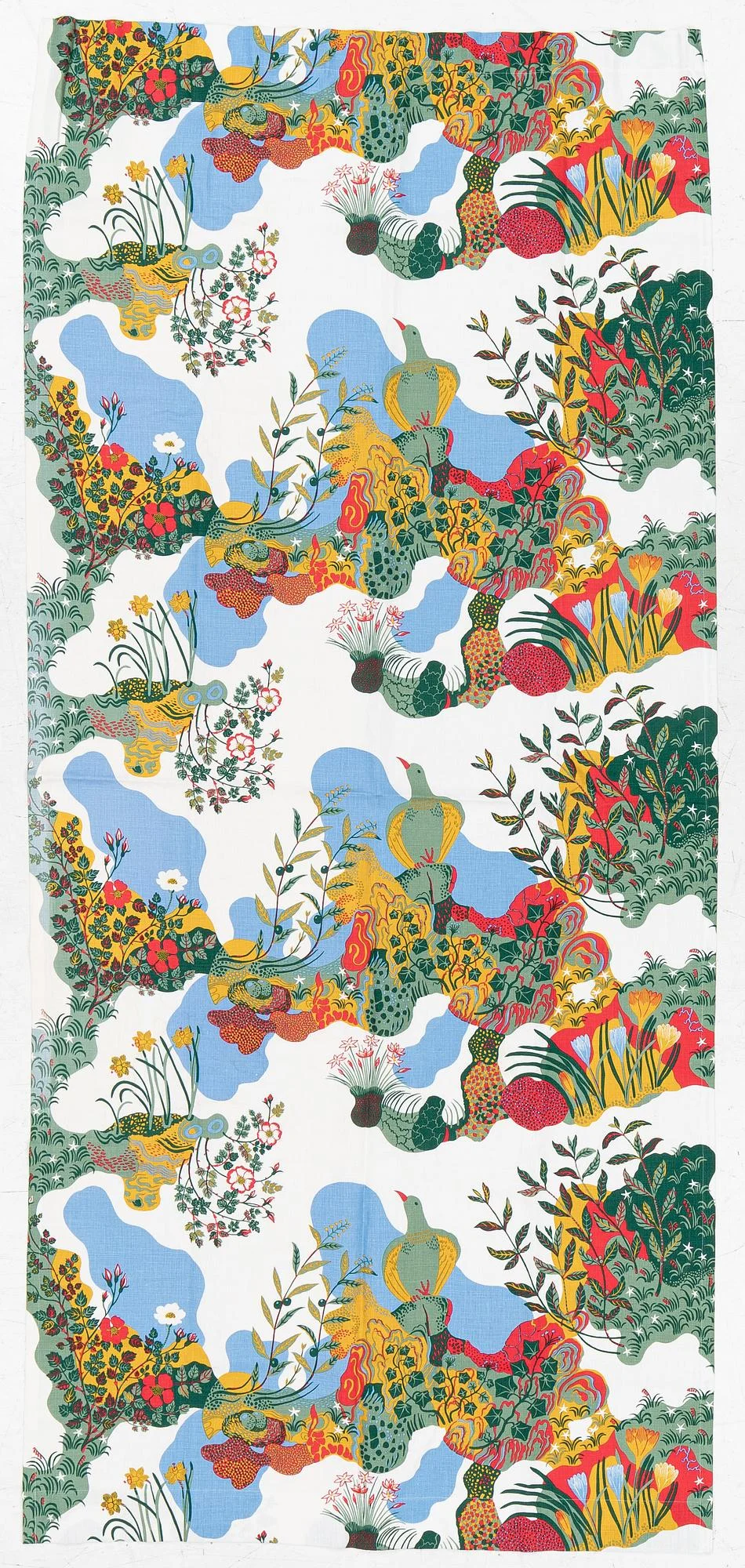 Josef Frank, gardin, "Anakreon", Firma Svenskt Tenn. — Design/Övrigt — Bukowskis