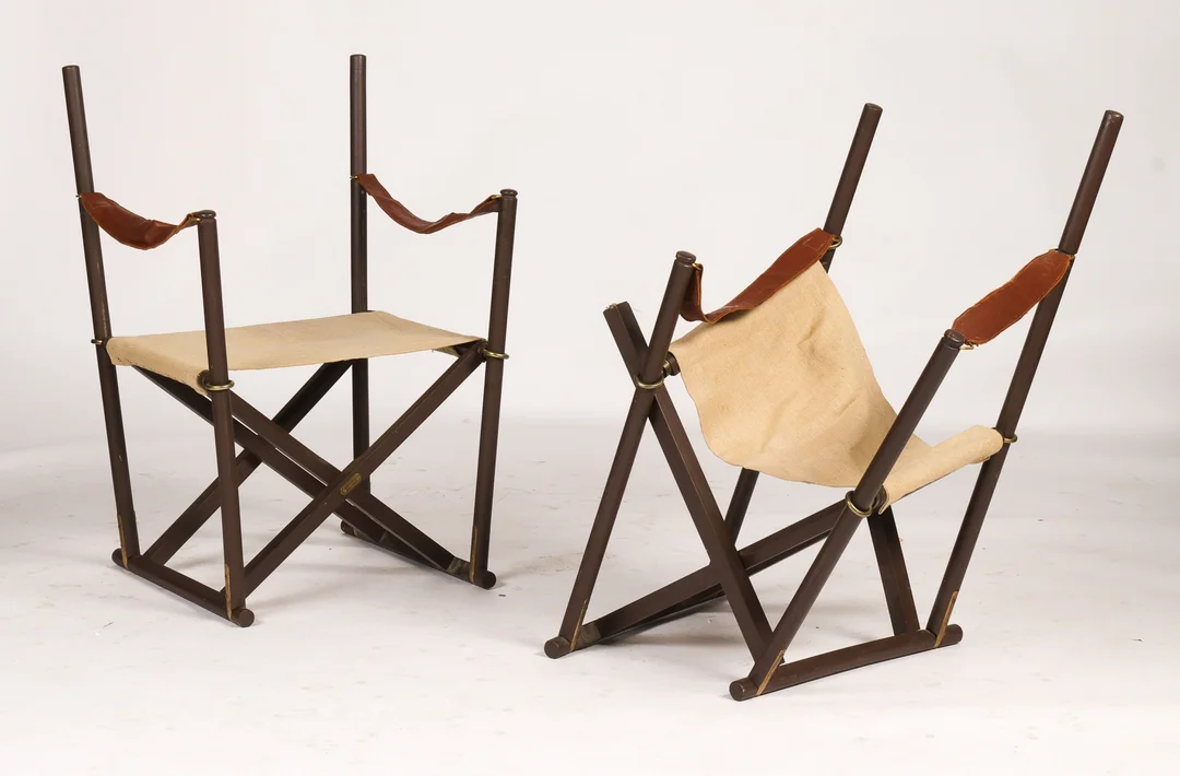 Mogens Koch. Folding chairs (2) — Furniture/Chairs — Lauritz