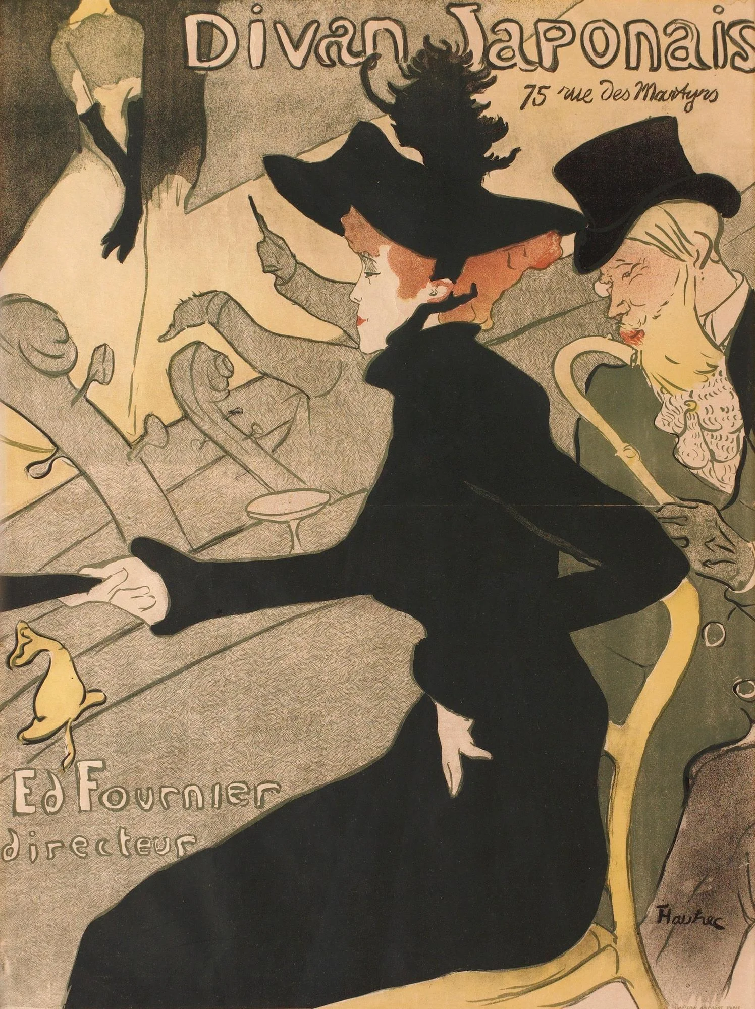 Henri de Toulouse-Lautrec, "Divan Japonaise". — Bukowskis