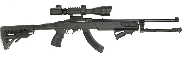 KULGEVÄR, fabrikat Ruger, modell 10/22, kaliber .22lr, tillv.nr 0004-70897, se-nr SE2606669.