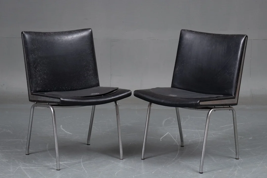 Hans J. Wegner. Par lufthavnstole — Furniture/Lounge chairs — Lauritz