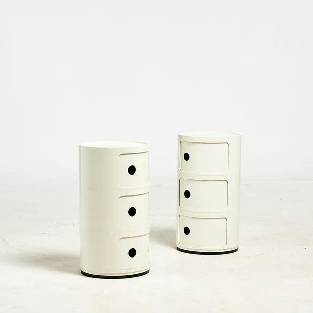 ANNA CASTELLI. "Componibili", förvaringshurtsar 1 par, Kartell.