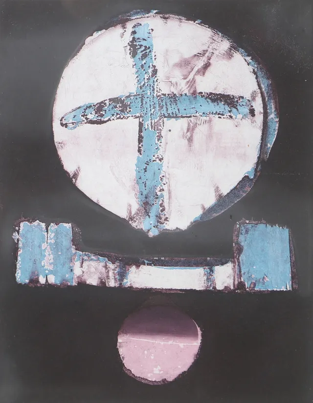 BERTIL LUNDBERG. "Signal", etsning, signerad 1984.
