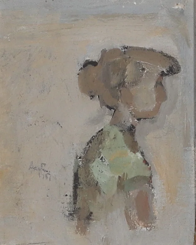 LOUIS BASTIN. olja på duk, uppklistrad på pannå, signerad och daterad. — Paintings — Gomér & Andersson Norrköping