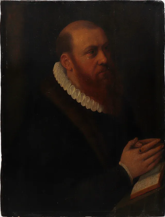 PROBABLY FLEMISH SCHOOL, CIRCA 1575. Male portrait.