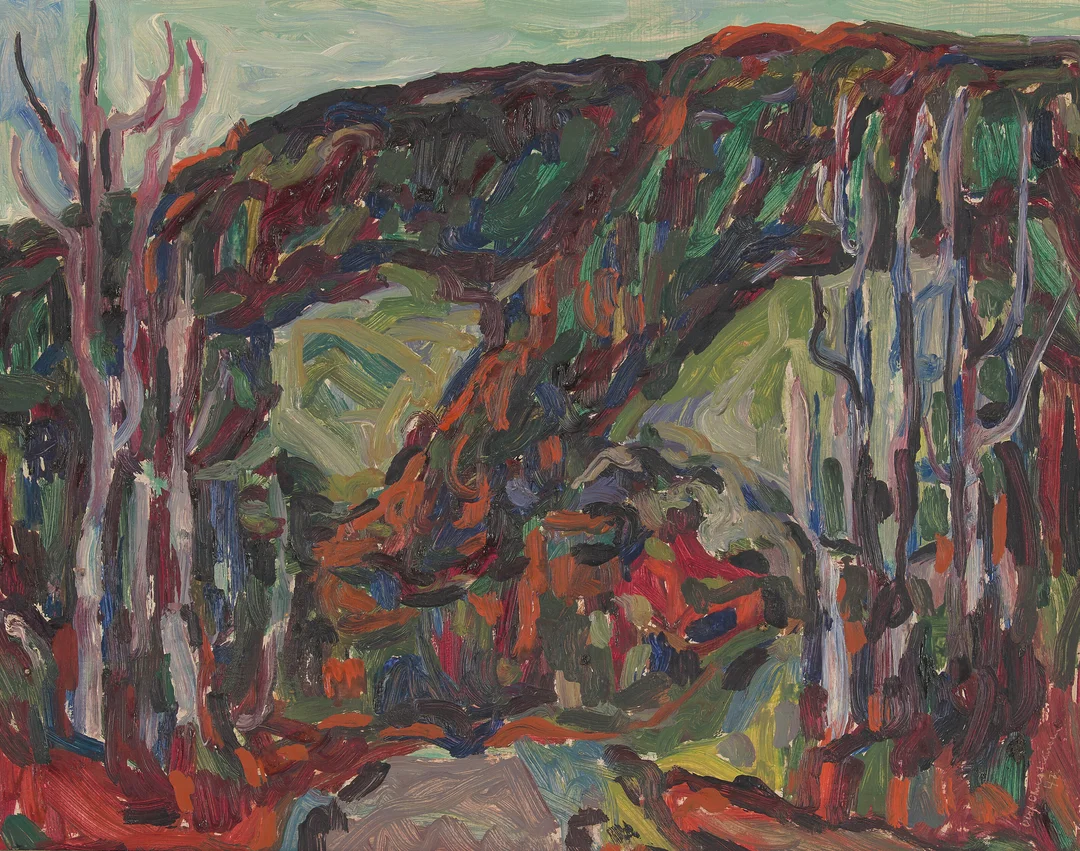 Christiansen, Olaf — Høstlandskap, 1947 — Kunst/Maleri — Blomqvist