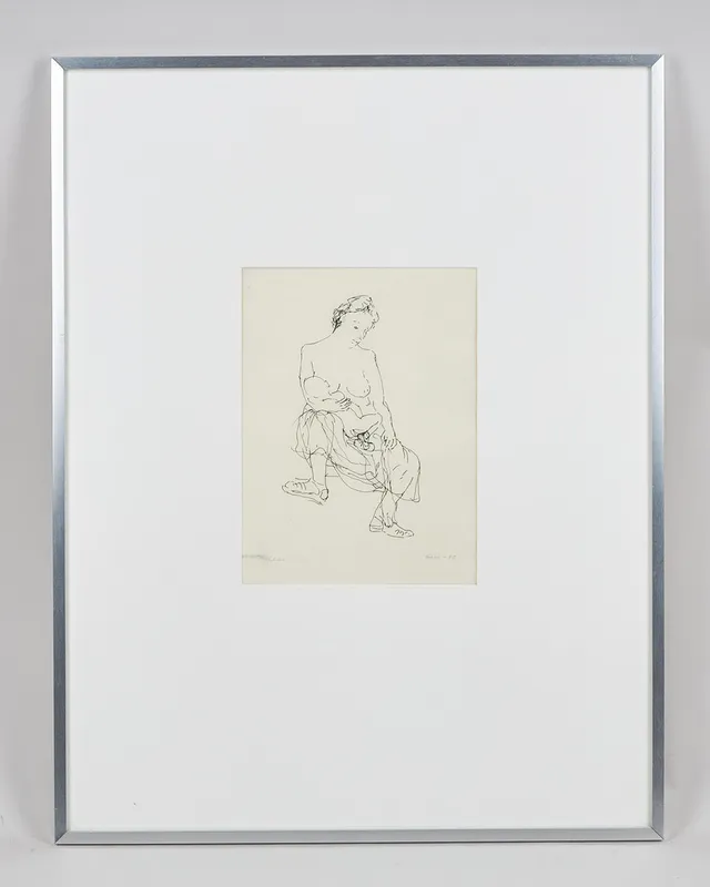OUTI HEISKANEN (1937-2022). "Iris suger", signerad samt daterad -83, grafik, xero 1/15.