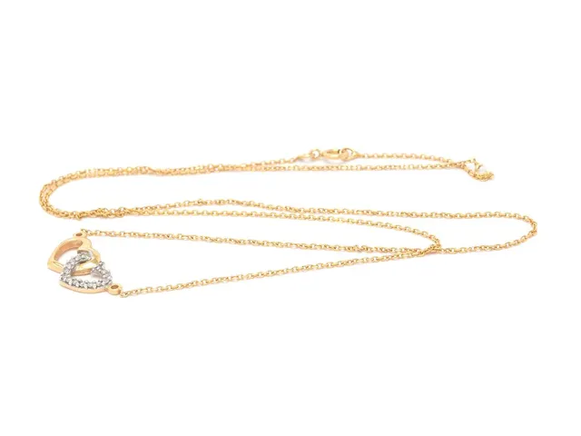 Collier 18K 2,2g 43/46cm med integrerat hänge