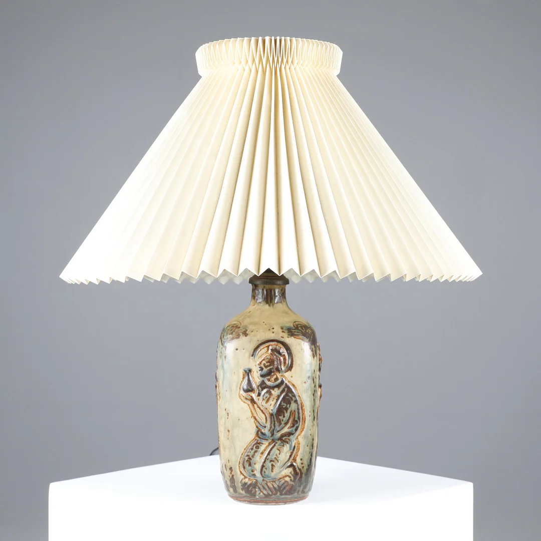 JAIS NIELSEN (1885-1961). Royal Copenhagen. Vase / lampe af stentøj model 3543. — Ceramics & Porcelain — Bidstrup Auktioner