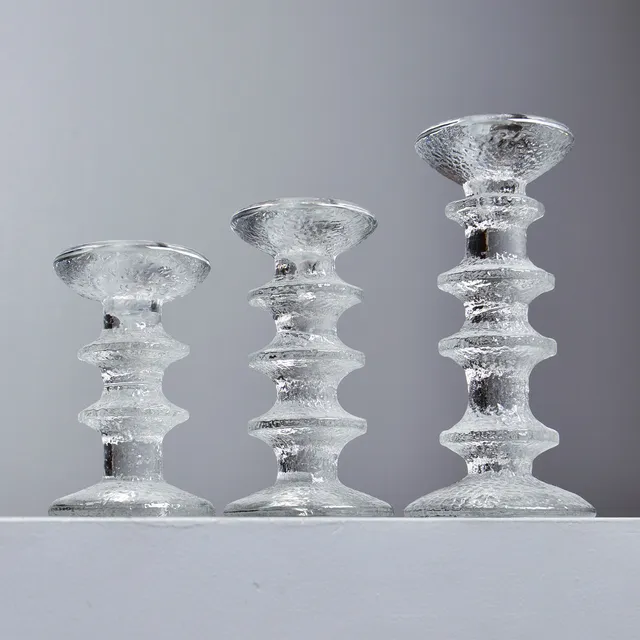 TIMO SARPANEVA. Ljusstakar, "Festivo", 3 st, Iittala, Finland.