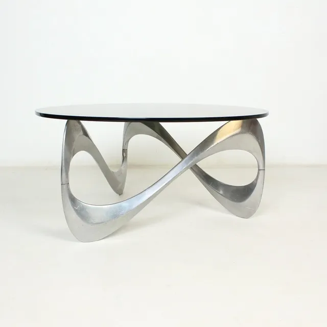 KNUT HESTERBERG. 'Snake Coffee Table' für Ronald Schmitt, Deutschland, 1960er Jahre.