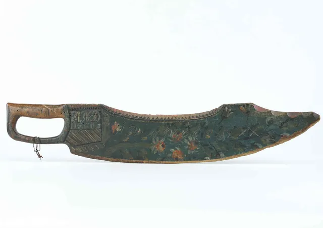 SKÄKTKNIV, allmoge, 1800-tal.