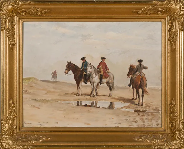 Arbo, Peter Nicolai — Menn til hest, 1886