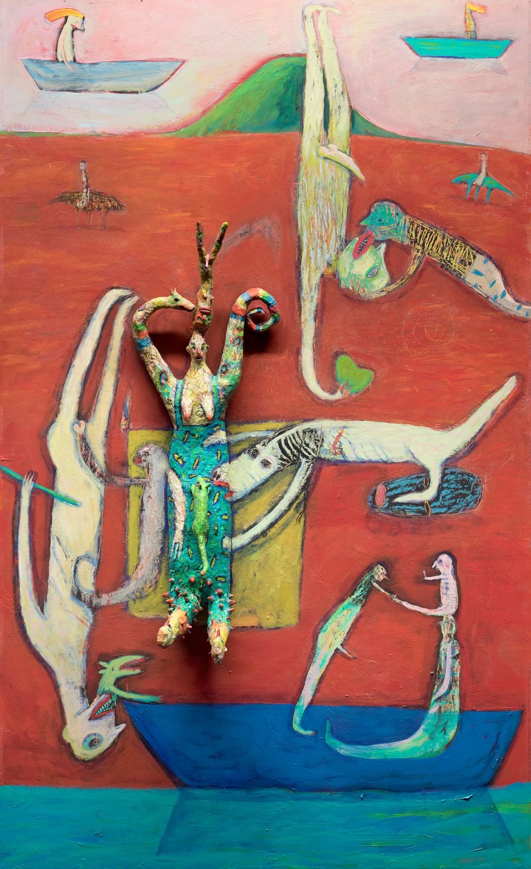 Killi-Olsen, Kjell Erik — "Mellom himmel og hav" 1984 — Kunst/Maleri — Blomqvist