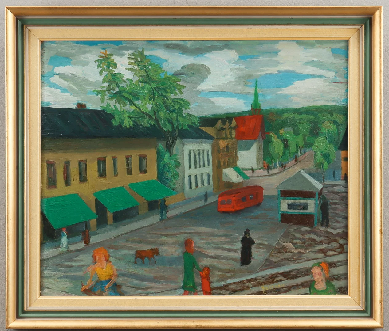SVEN WESTMAN. "Filipstad". — Paintings — Karlstad Hammarö Auktionsverk