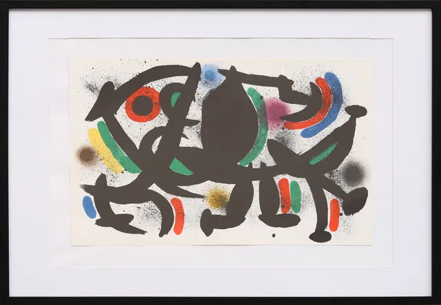 JOAN MIRÓ. Originallitografi ur Lithographe I.