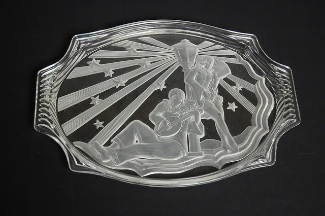 FAT, glas, Art Deco, 1900-talets första hälft.