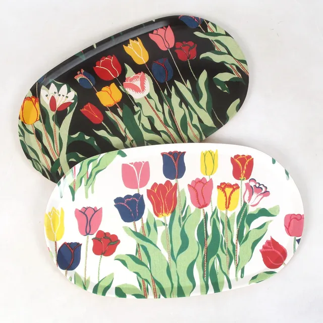 JOSEF FRANK. Brickor, 2 st, "Tulpan", Firma Svenskt Tenn.