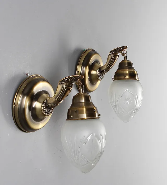 VÄGGLAMPOR, 1 par, jugendstil, 19/2000-tal.