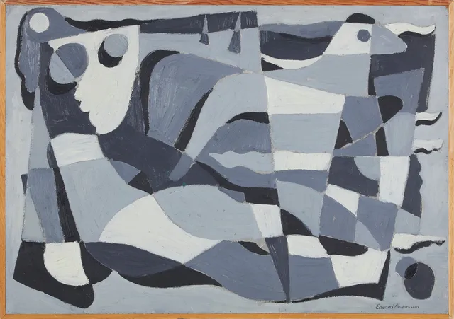 EDVARD ANDERSSON (1891-1967). "Havsmyt".
