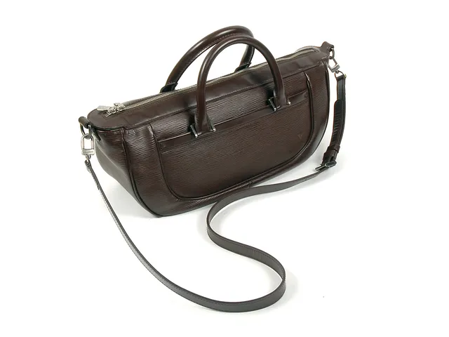 VÄSKA, LOUIS VUITTON brun Epi läder 32x18x12 cm från 2006