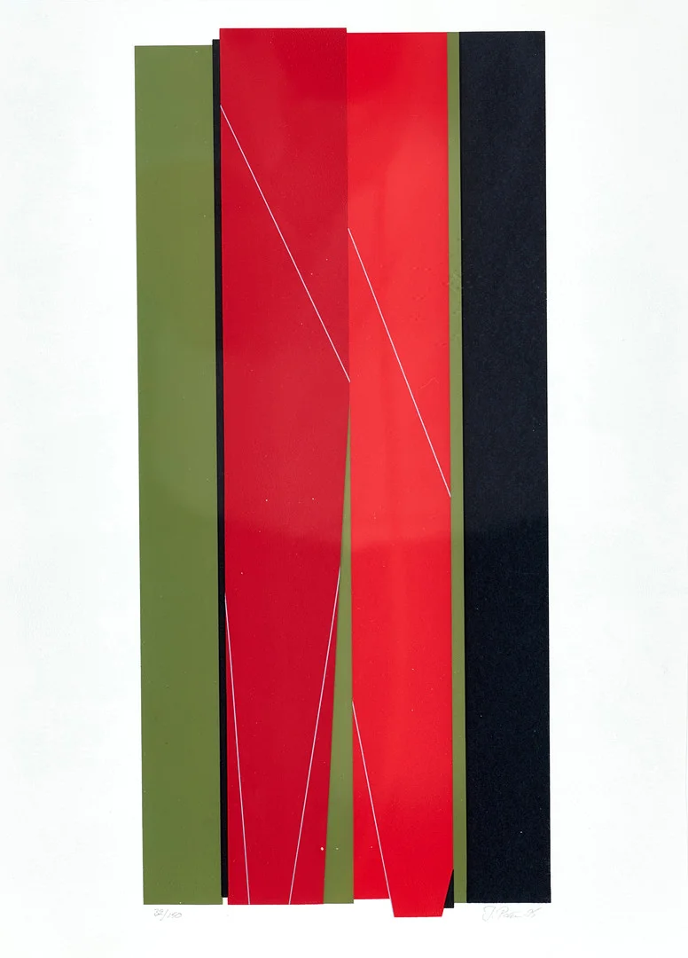 ILKKA PÄRNI. Komposition, serigrafi, signerad och numrerad 32/150, daterad -95. — Engravings & Prints — Crafoord Auktioner Stockholm