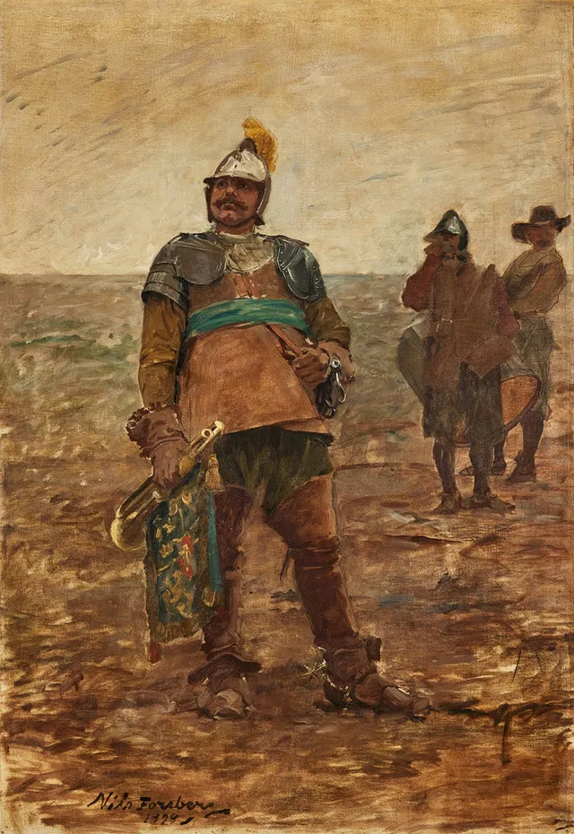 NILS FORSBERG. Trumpetare, Lützen.